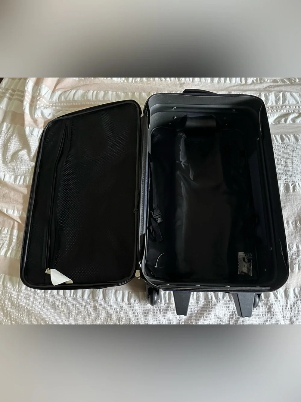 Forecast Blue Rolling Carry-On Travel Bag Suitcase